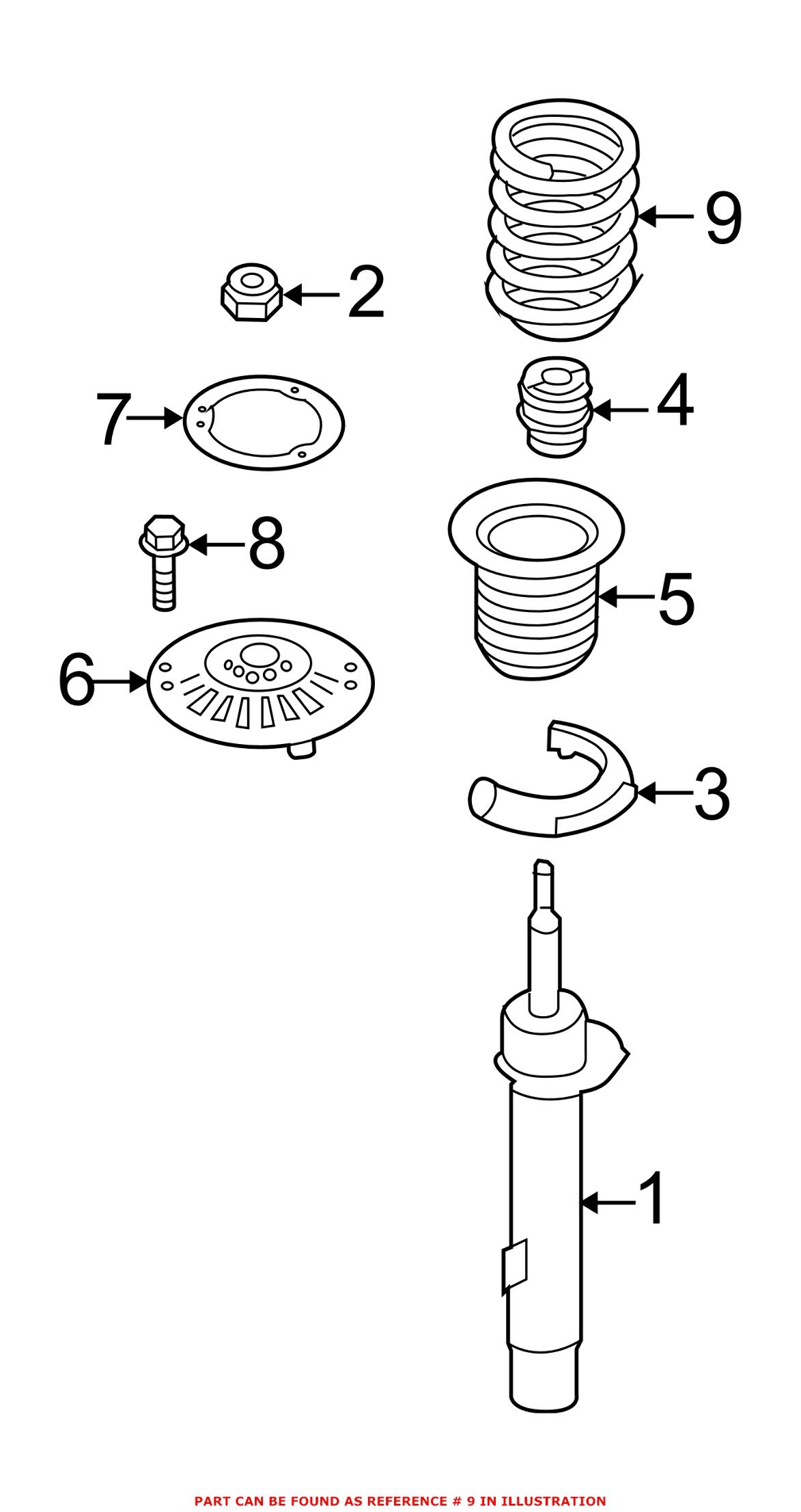 BMW Coil Spring - Front 31336851716